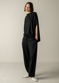 BELLA JUMPSUIT / SUPER100 WOOL JERSEY - C9