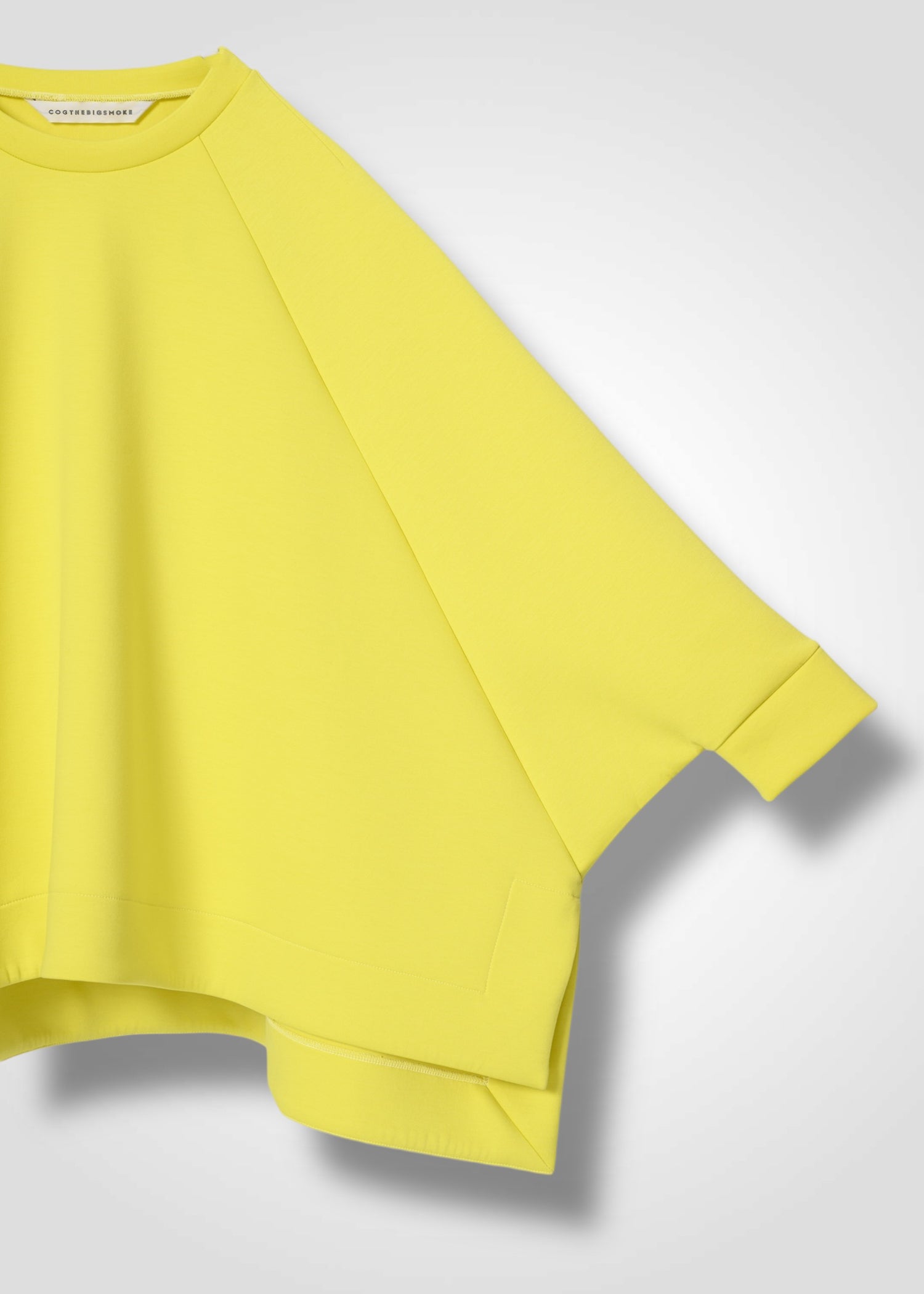 DAISY TOP, Sweatshirt with deep slits, Made in Japan | COGTHEBIGSMOKE