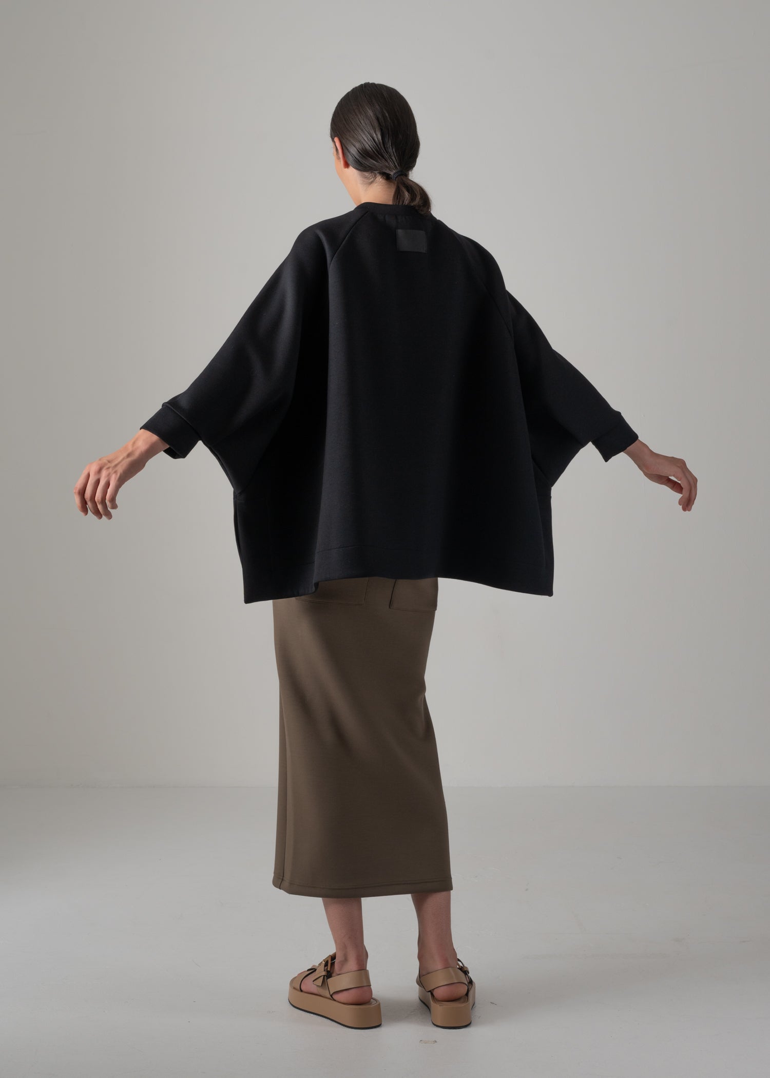 DAISY TOP, Sweatshirt with deep slits, Made in Japan | COGTHEBIGSMOKE