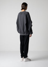 18 LEILA WIDE CUFF SWEAT SHIRT / HEAVT TERRY - C12