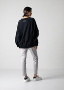 18 LEILA WIDE CUFF SWEAT SHIRT / HEAVT TERRY - C12