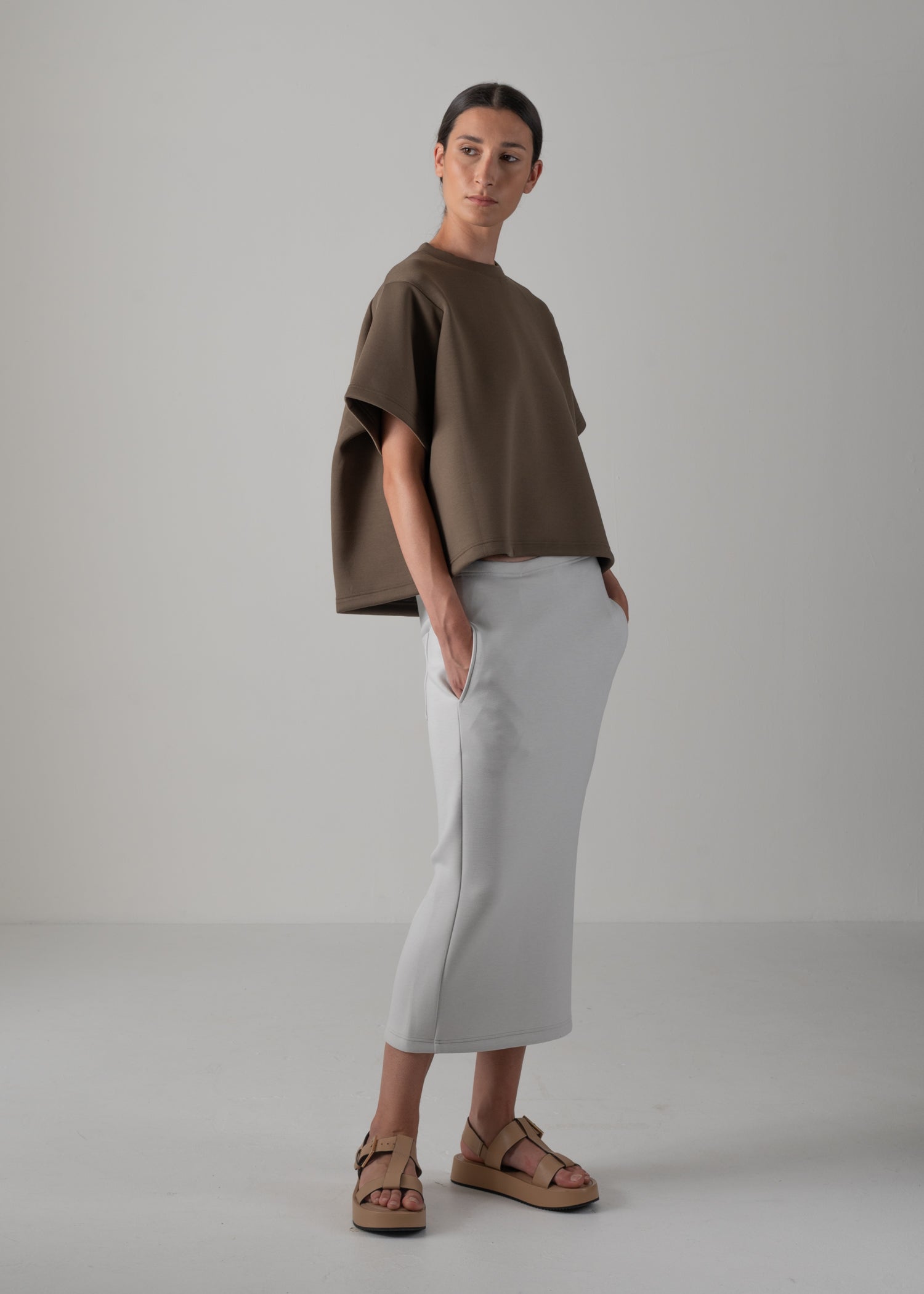 19 FIA SKIRT / COCOON JERSEY - C14