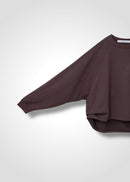 19 KAYA TUCKED HEM TOP / HEAVY FRENCH TERRY - C13