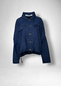 19 KIARA JEAN JACKET / VINTGE DENIM JERSEY -C11