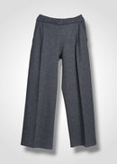 19 ORION WIDE-LEG TROUSERS / SUPER120S PURE WOOL SPONGY JERSEY - C15