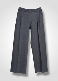 19 ORION WIDE-LEG TROUSERS / SUPER120S PURE WOOL SPONGY JERSEY - C15
