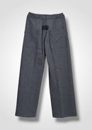 19 ORION WIDE-LEG TROUSERS / SUPER120S PURE WOOL SPONGY JERSEY - C15
