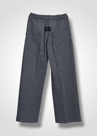 19 ORION WIDE-LEG TROUSERS / SUPER120S PURE WOOL SPONGY JERSEY - C15