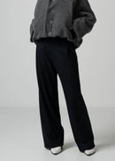 19 ORION WIDE-LEG TROUSERS / SUPER120S PURE WOOL SPONGY JERSEY - C15