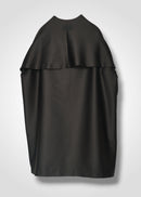 01 OAKLYNN COLLARLESS COAT / DUCHESS SATIN STRETCH - C15