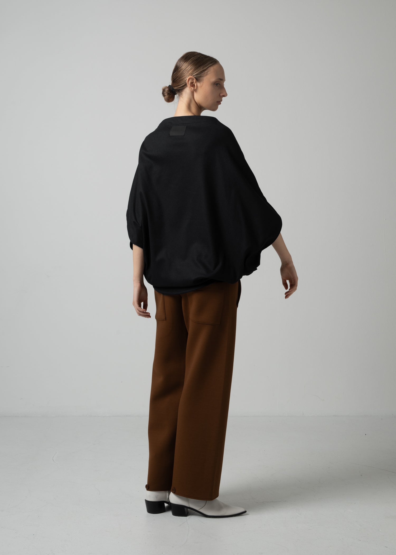 BELLE TOP / SUPER120S PURE WOOL SPONGY JERSEY - ONLINE STORE EXCLUSIVE