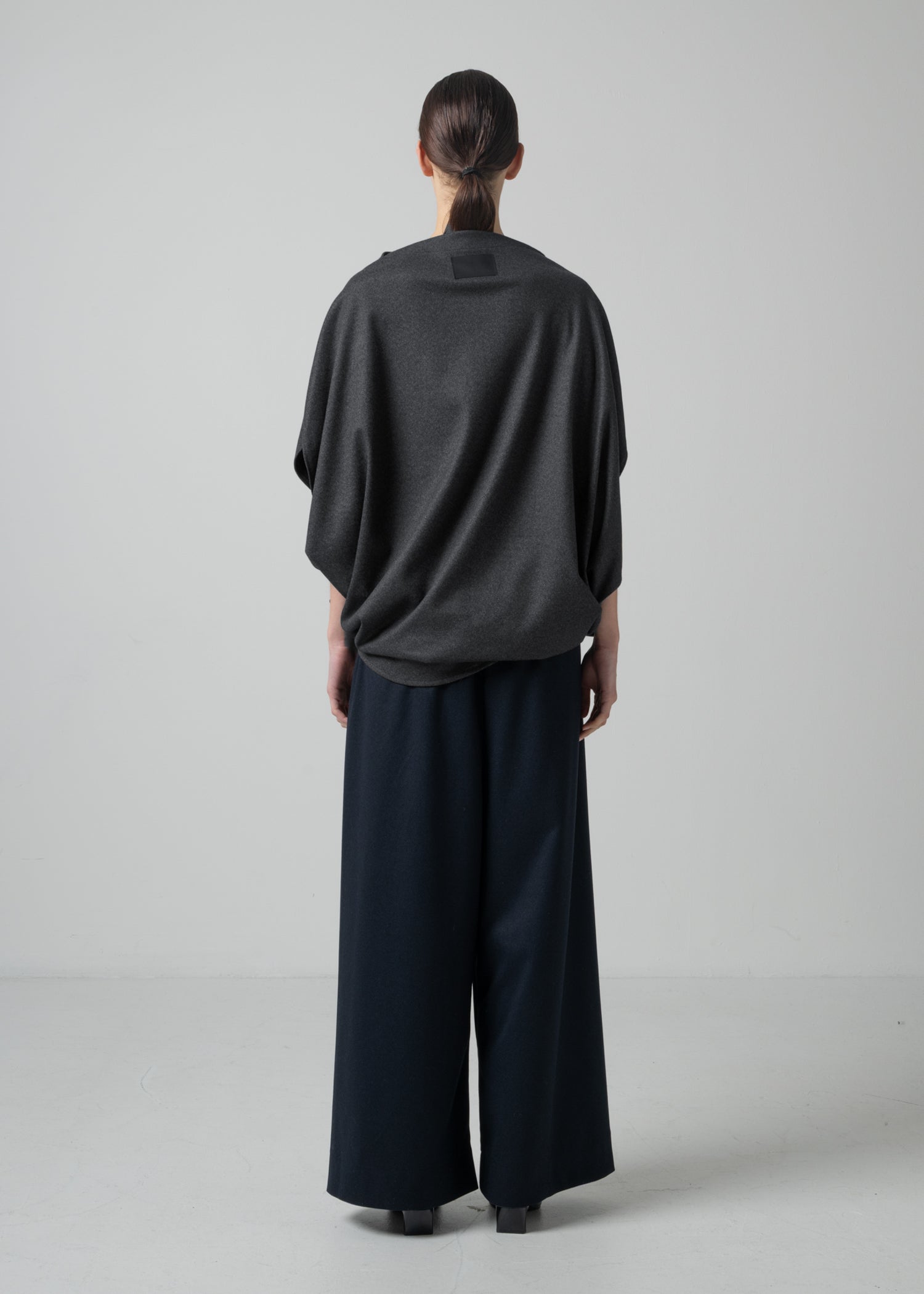 BELLE TOP / SUPER120S PURE WOOL SPONGY JERSEY - ONLINE STORE EXCLUSIVE