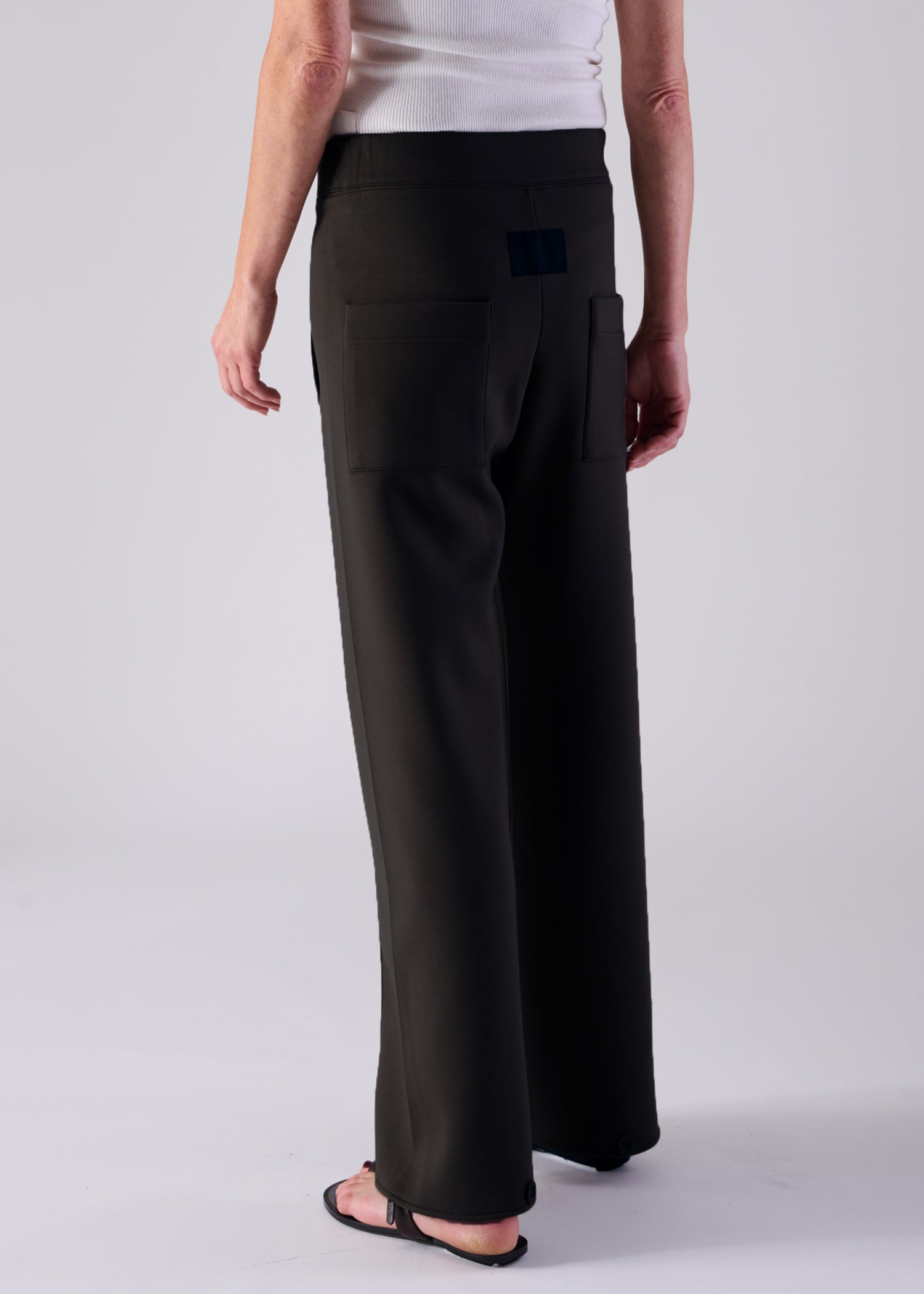GALAXY SEMI WIDE TROUSERS, Centre crease line, Made in Japan