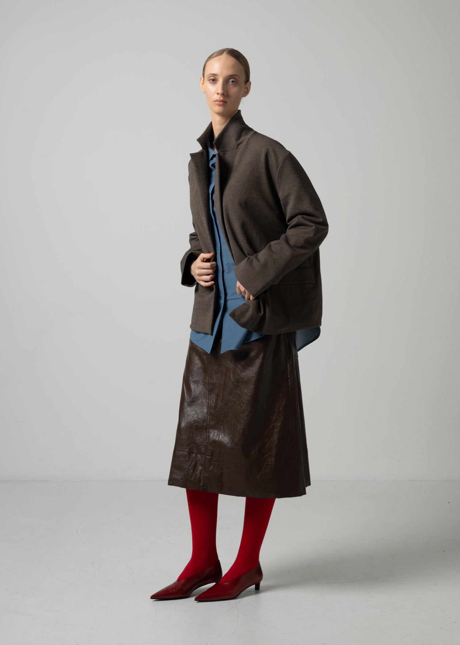 20 OWEN TAILORED JACKET / SOFT FLANNEL SUITING - C15