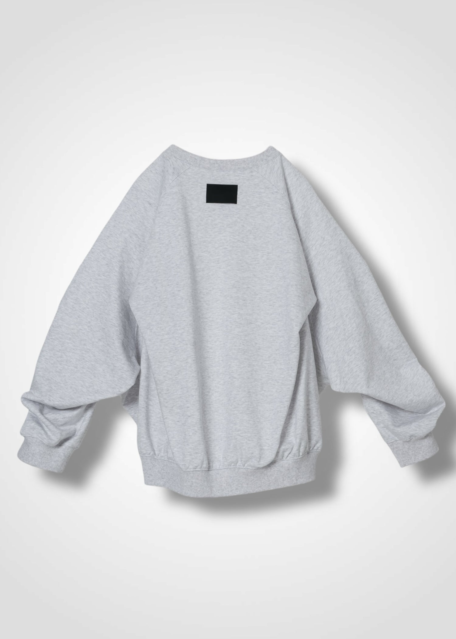 LEILA WIDE CUFF SWEAT SHIRT, Oversized sweatshirt, Made in Japan