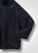 22 MACKENZIE OVERSIZED BIKER JACKET / SOFT FLANNEL JERSEY - C13