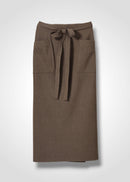 22 MIRANDA WRAP SKIRT / SOFT FLANNEL SUITING - C15