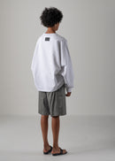 23 KAYA TUCKED HEM TOP / COTTON HIGH GUAGE TERRY - C14