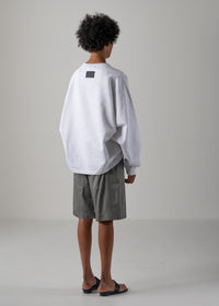 23 KAYA TUCKED HEM TOP / COTTON HIGH GUAGE TERRY - C14