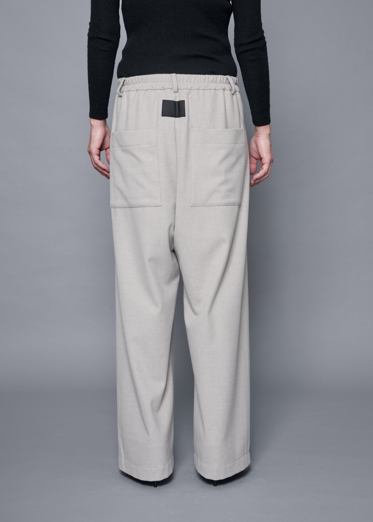 23 LUCY BAGGY TROUSERS / SOFT FLANNEL SUITING - C15