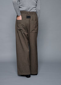 23 LUCY BAGGY TROUSERS / SOFT FLANNEL SUITING - C15