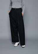23 LUCY BAGGY TROUSERS / SOFT FLANNEL SUITING - C15