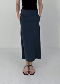 24 FIA SKIRT / AIRLY COCOON JERSEY - C10