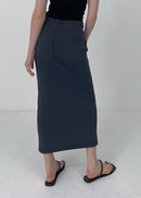 24 FIA SKIRT / AIRLY COCOON JERSEY - C10