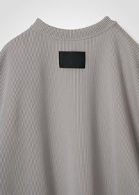 24 HELLEN PENTAGON TOP / HI-LO GAUGE KNIT-LIKE JERSEY - C14