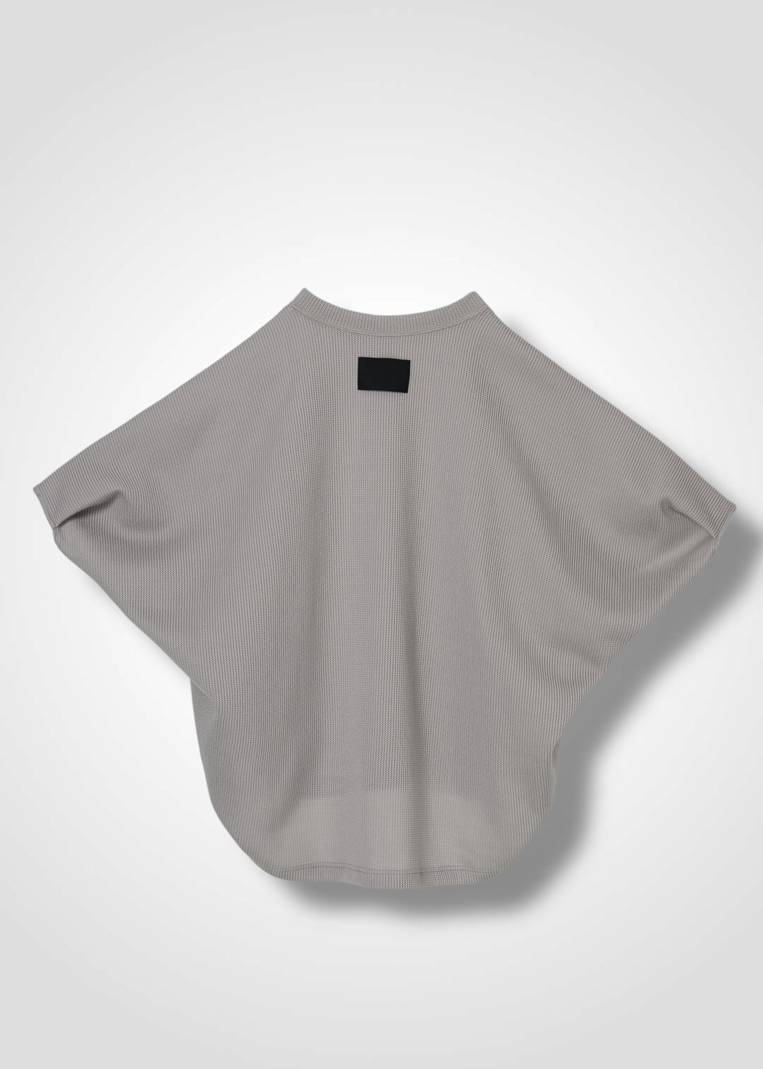 24 HELLEN PENTAGON TOP / HI-LO GAUGE KNIT-LIKE JERSEY - C14