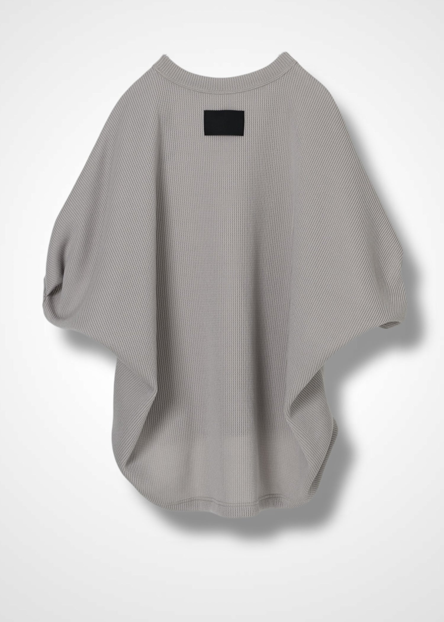 24 HELLEN PENTAGON TOP / HI-LO GAUGE KNIT-LIKE JERSEY - C14