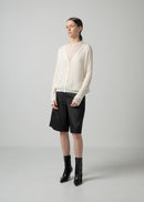 24 NADINE CARDIGAN / CASHMERE SILK SHEER JERSEY - C15