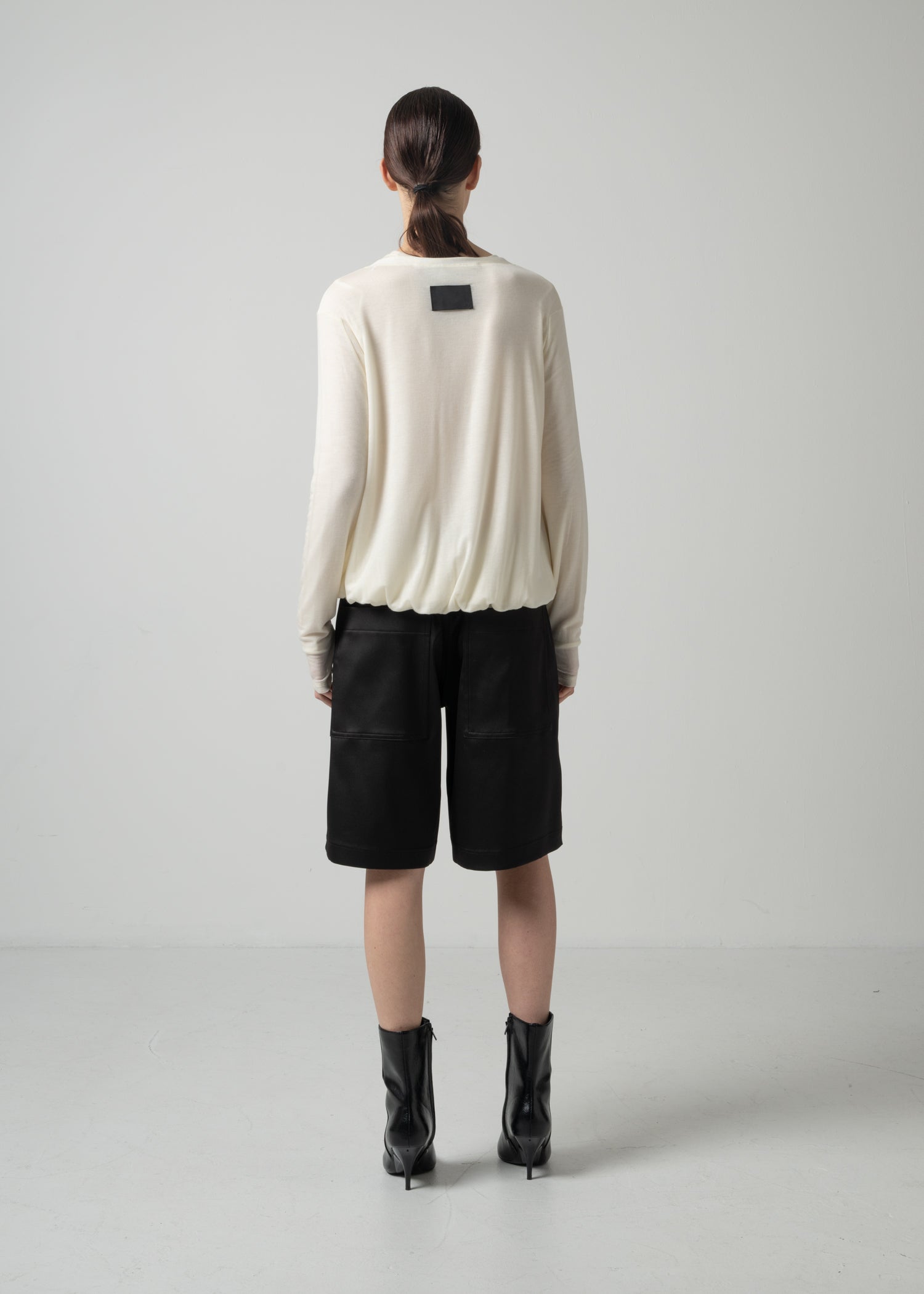 24 NADINE CARDIGAN / CASHMERE SILK SHEER JERSEY - C15