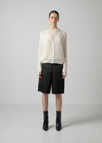 24 NADINE CARDIGAN / CASHMERE SILK SHEER JERSEY - C15