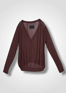24 NADINE CARDIGAN / CASHMERE SILK SHEER JERSEY - C15