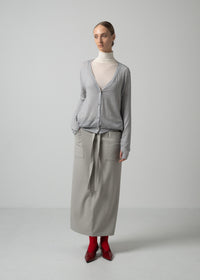 24 NADINE CARDIGAN / CASHMERE SILK SHEER JERSEY - C15