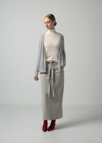 24 NADINE CARDIGAN / CASHMERE SILK SHEER JERSEY - C15