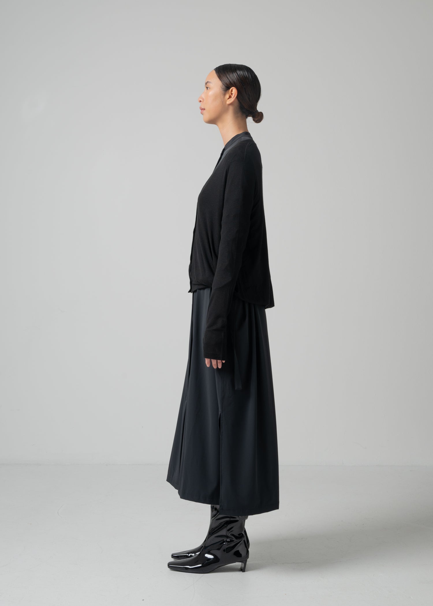 24 NADINE CARDIGAN / CASHMERE SILK SHEER JERSEY - C15