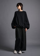 barrel trousers, charcoal, cogthebigsmoke, one size fits all, sustainable fashion, less is more, made in Japan, quiet luxury, minimalist