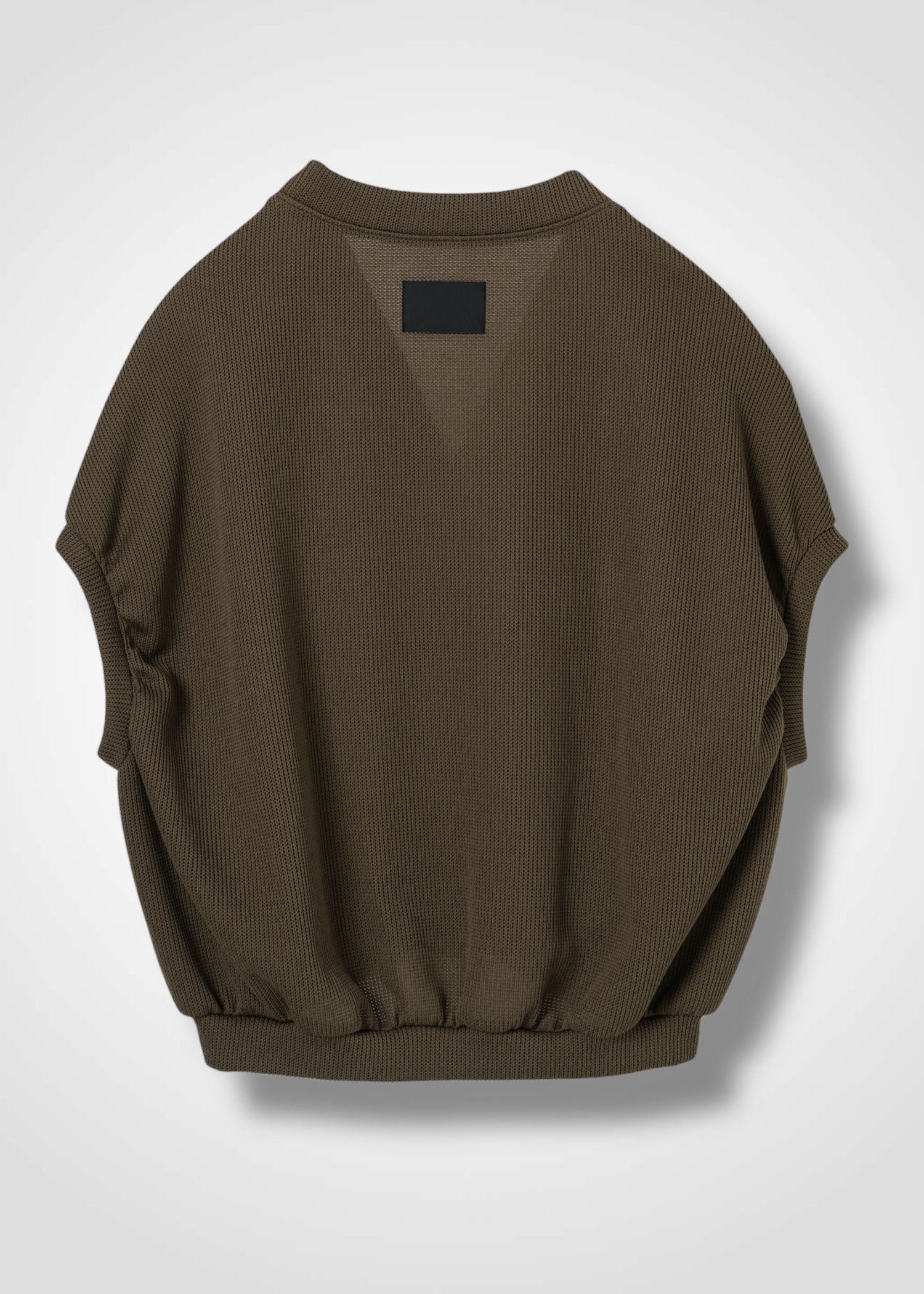 NEELA PUFF SLEEVE CARDIGAN, V-neck cardigan, Made in Japan