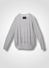 25 NIKA LONG SLEEVE TOP / CASHMERE SILK SHEER JERSEY - C15