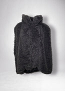 26 KRISTEN VEST / DOUBLE NEEDLE VEGAN SHEARLING - C11