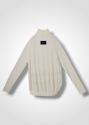 26 OMARI BOTTLE NECK TOP / CASHMERE SILK SHEER JERSEY - C15