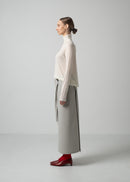 26 OMARI BOTTLE NECK TOP / CASHMERE SILK SHEER JERSEY - C15