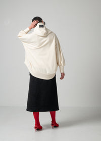 27 NICOLETTE BORERO HOODY / COTTON WOOL BRUSHED TERRY - C15