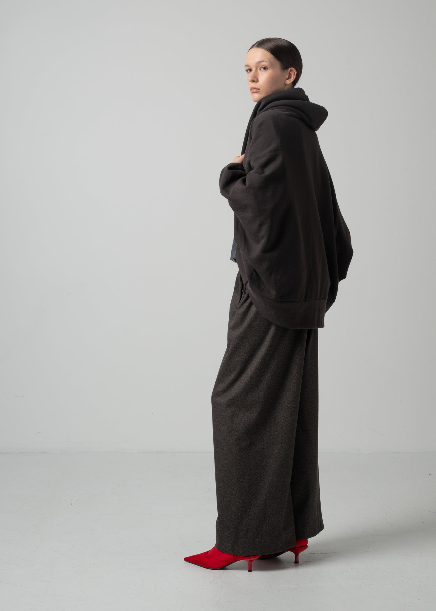 27 NICOLETTE BORERO HOODY / COTTON WOOL BRUSHED TERRY - C15