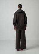 27 NICOLETTE BOLERO HOODY / COTTON WOOL BRUSHED TERRY - C15