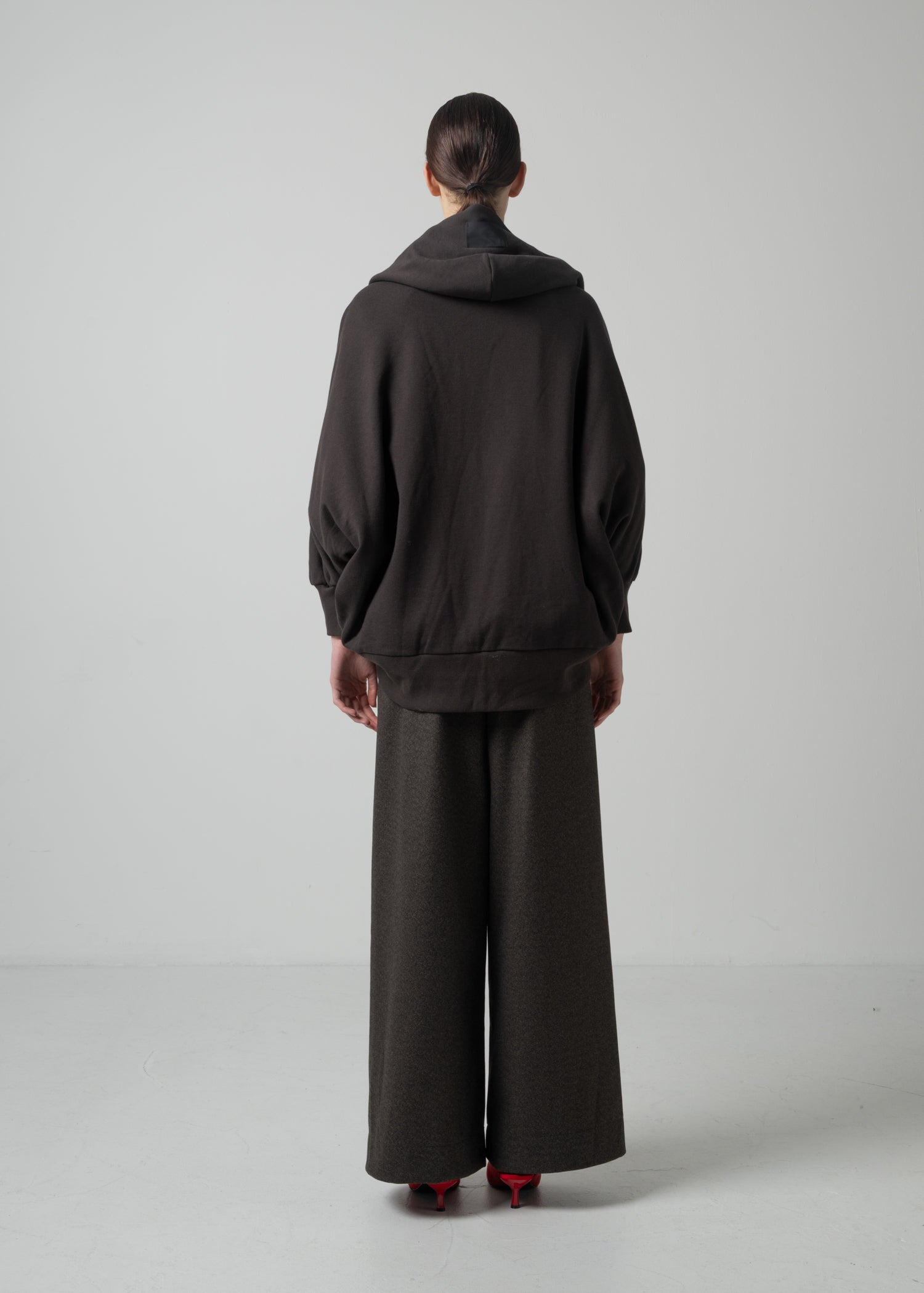 27 NICOLETTE BORERO HOODY / COTTON WOOL BRUSHED TERRY - C15