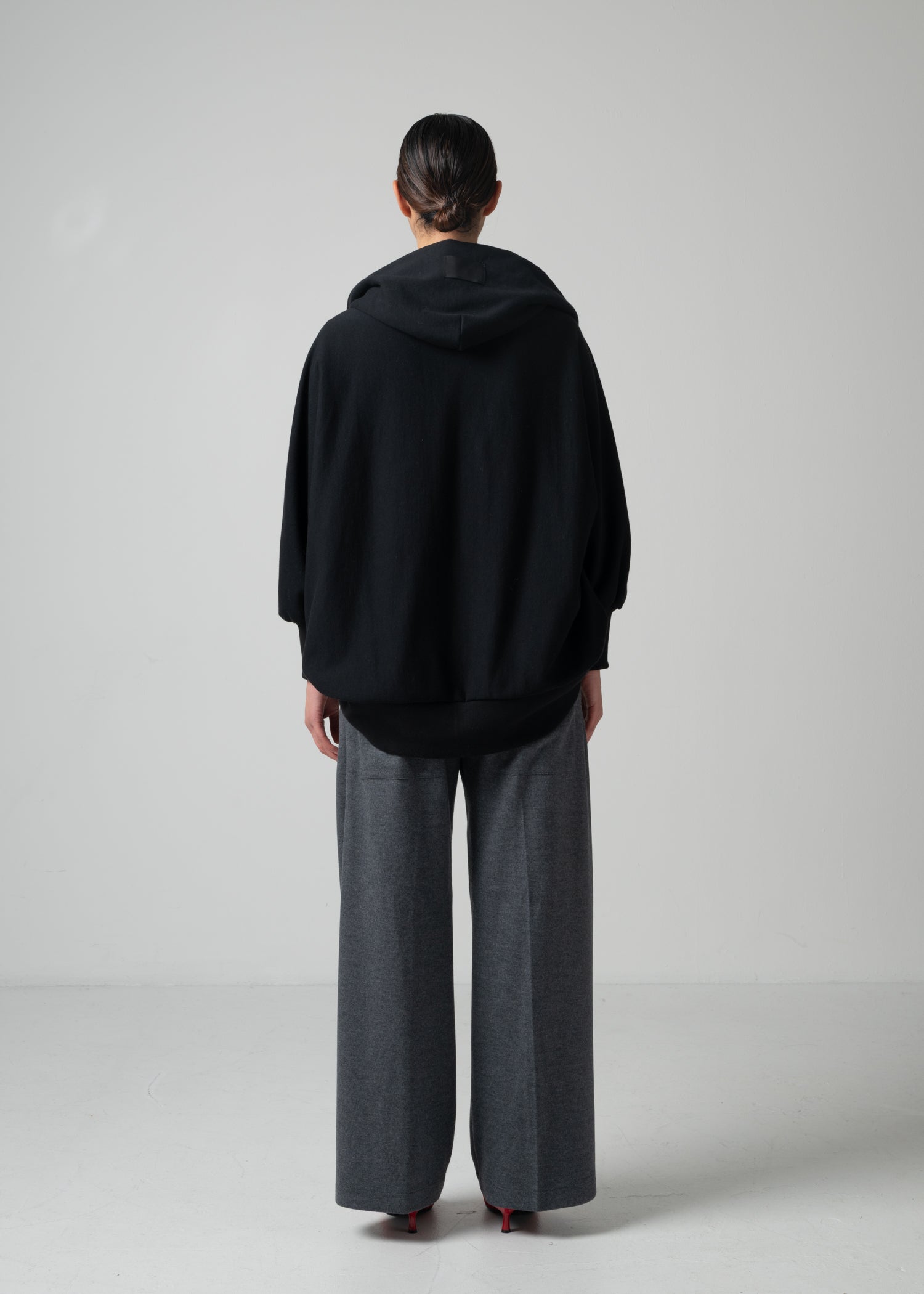 27 NICOLETTE BORERO HOODY / COTTON WOOL BRUSHED TERRY - C15