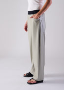 27 NOEL BARREL TROUSERS / VEGAN LEATHER - C14